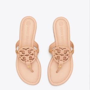 NWT/NWOB Authentic Tory Burch Miller Sandals size:9.5 color:Makeup
